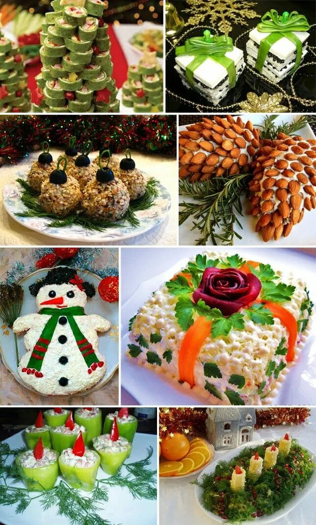 Простые новогодние рецепты с фото Pin by Cleidema ferreira on Ricette di cucina Amazing food decoration, Christmas