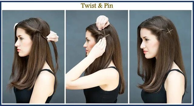 Простые прически на длинные прямые волосы Rockabilly Hairstyles Easy hairstyles for long hair, Womens hairstyles, Long hai