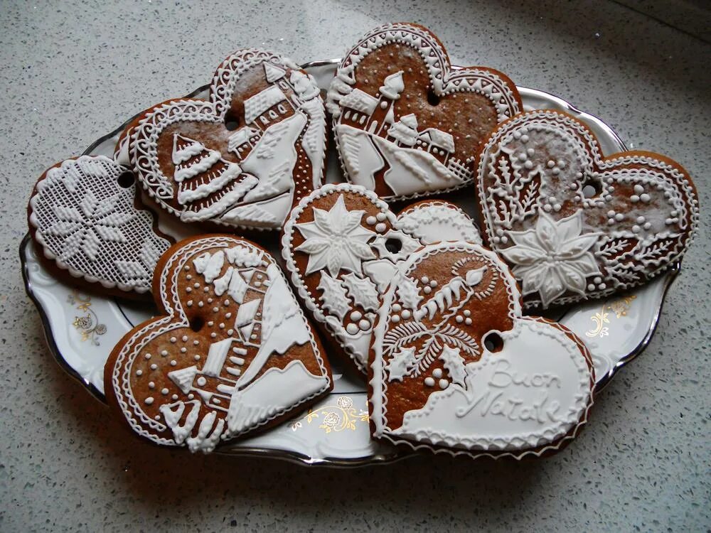 Простые пряники фото Hearts for the Christmas Tree Cookie Connection