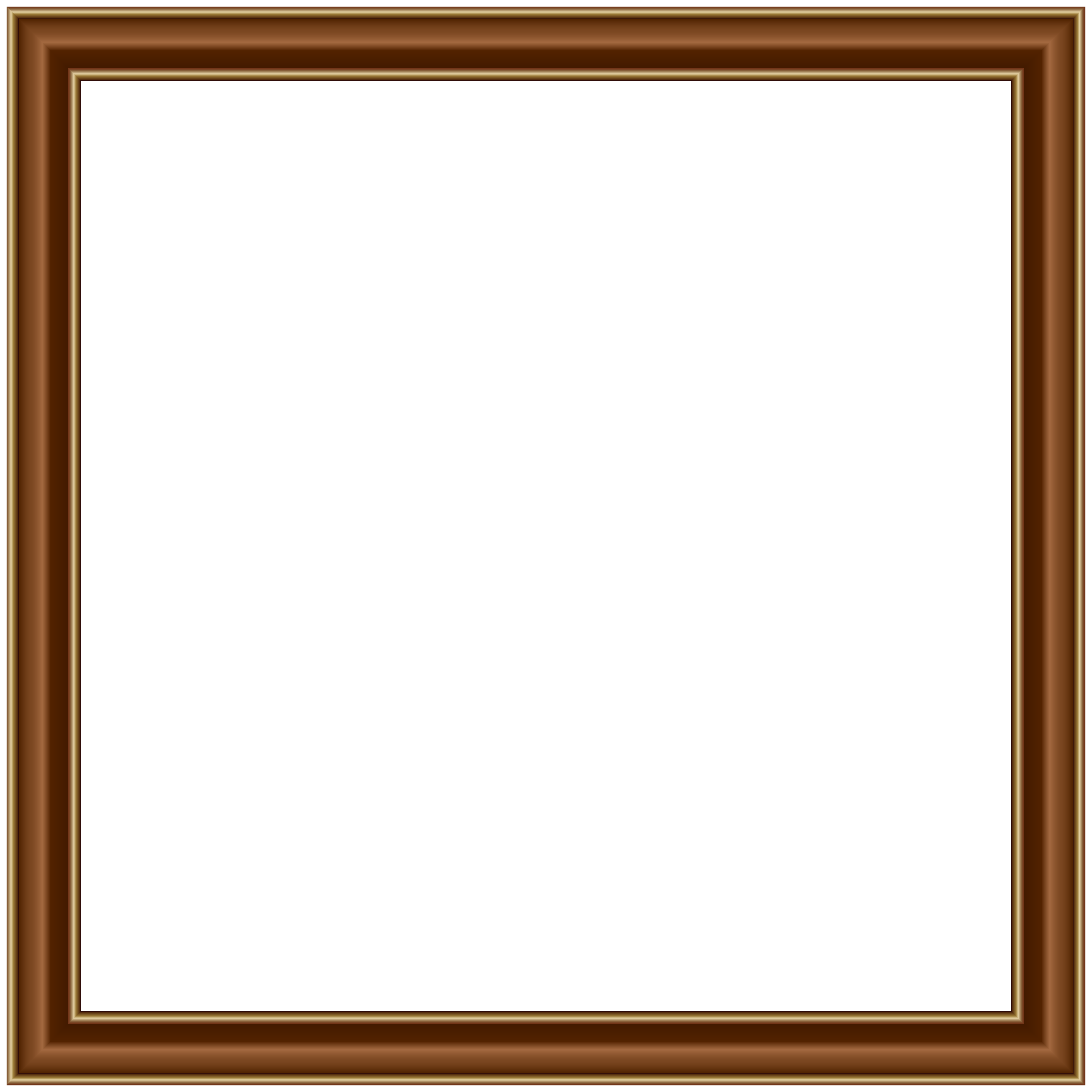 Простые рамки для фото Brown Frmae Png - Png-stock.com Frame border design, Photo frame gallery, Gold p