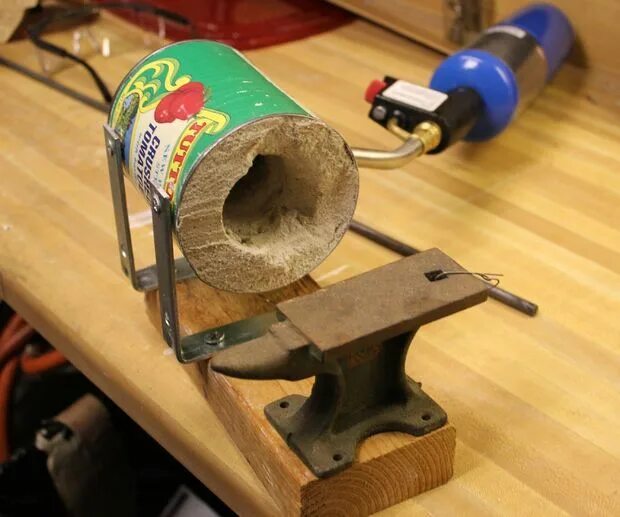 Простые самоделки своими руками в домашних Pin by Robert Andrews on DIY Mini forge, Diy forge, Coffee can forge