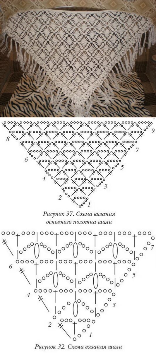 Простые шали крючком для начинающих схемы 10 шалей. схемы+фото Наталья Манол- Чудо петелька ! Дзен