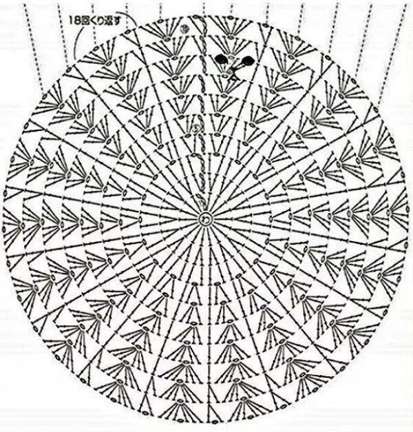 Простые схемы берета крючком Схемы донышек для шапки крючком (УЗОРЫ КРЮЧКОМ) - Журнал Вдохновение Рукодельниц