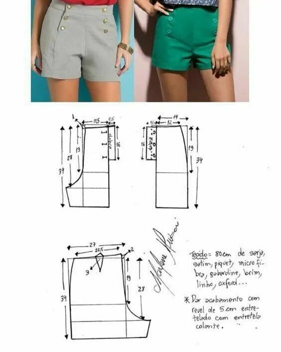 Elizabeth Hill's #490 media analytics. Sewing shorts, Pants pattern, Dress sewin