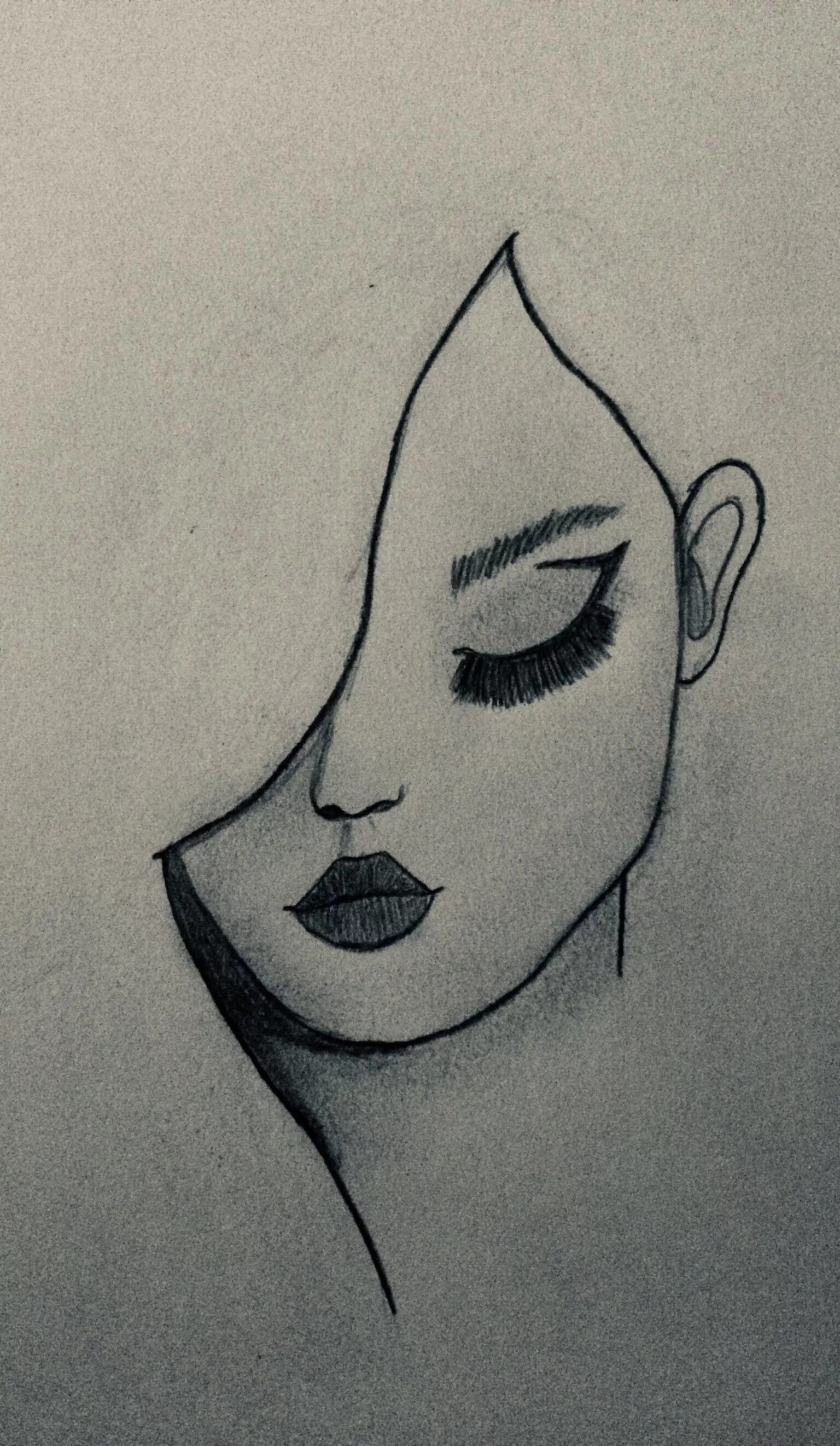 Простые срисовки фото Pin by Vika Barseghyan on Карандашное искусство Art drawings simple, Art drawing