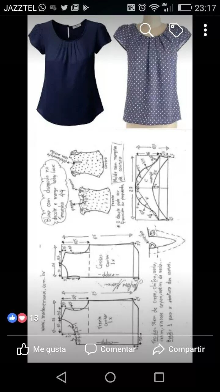 Простые стильные выкройки Best 12 (1) Compañeros de clase - SkillOfKing.Com Fashion sewing pattern, Fashio