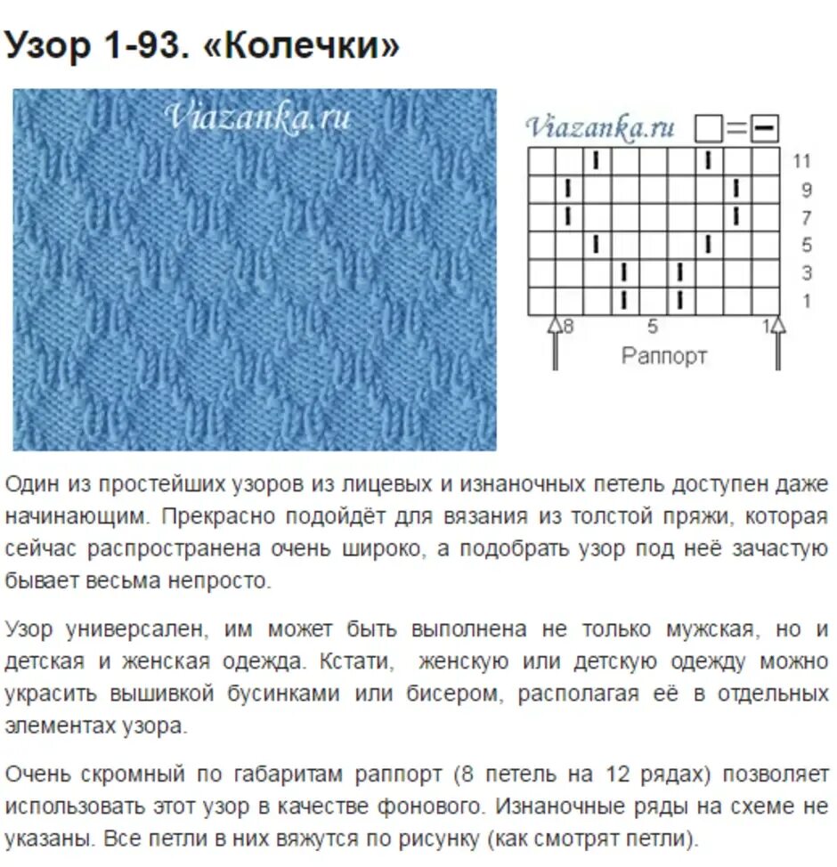 Простые узоры спицами для начинающих схемы Картинки ПРОСТЫЕ ВЯЗАНЫЕ СПИЦАМИ С ОПИСАНИЕМ И СХЕМАМИ