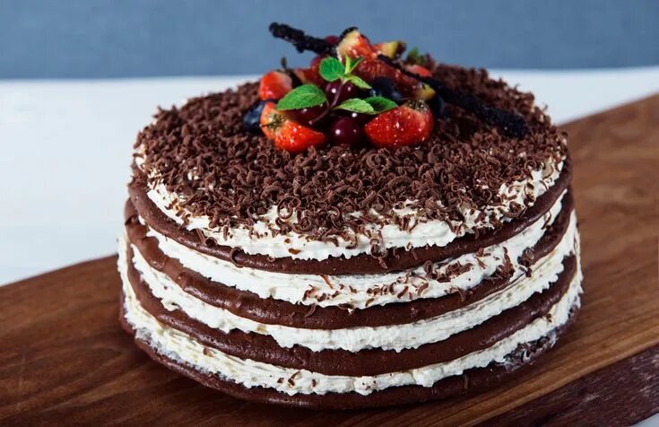 Простые вкусные тортики с фото #food #cake #berries #Cream #chocolate #strawberries #1080P #wallpaper #hdwallpa