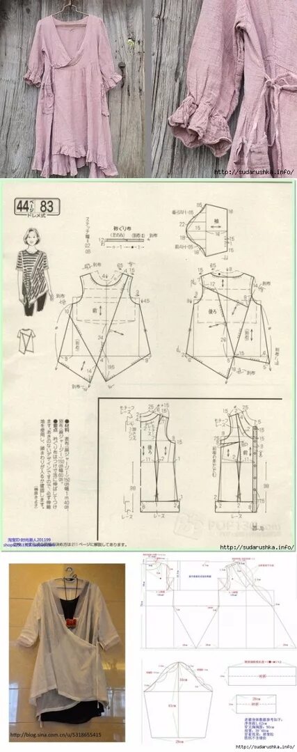 Простые выкройки женской одежды в стиле бохо Блузон,бохо. Обсуждение на LiveInternet - Российский Сервис Онлайн-Дневников