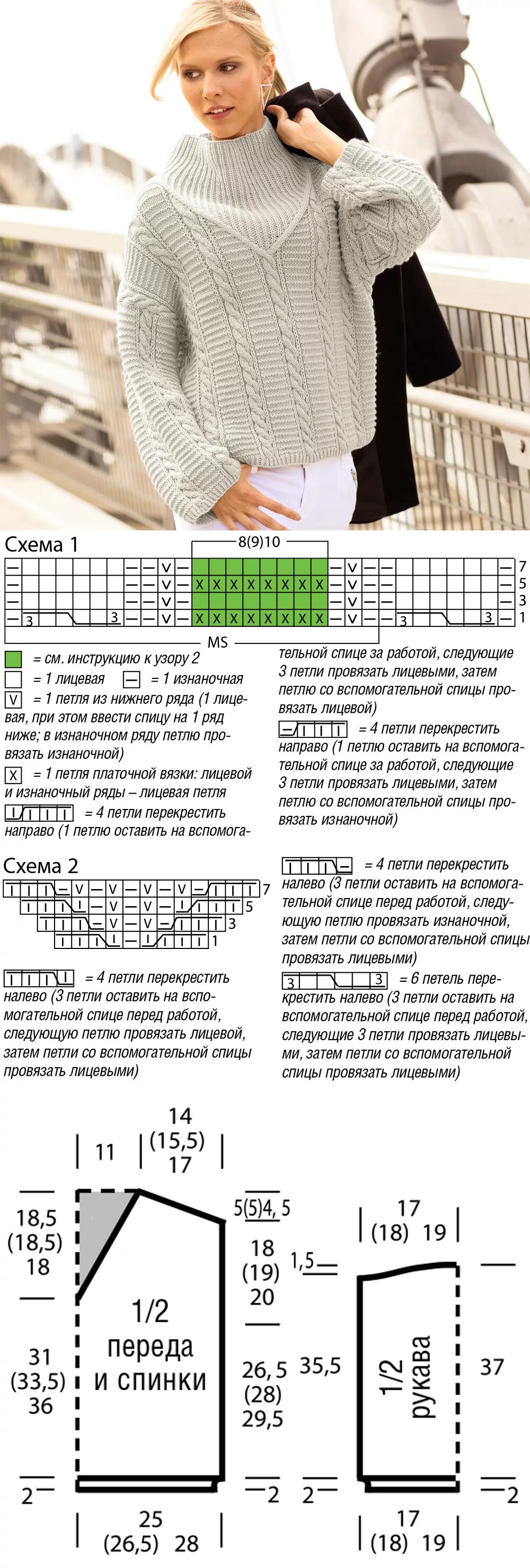 Простые женские свитера спицами со схемами Картинки СХЕМЫ ВЯЗКИ ДЖЕМПЕРОВ