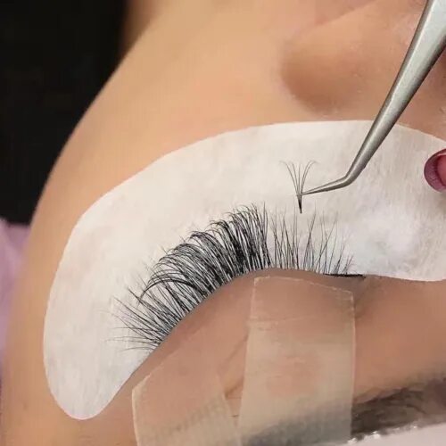 Процесс наращивания ресниц фото False Eyelashes Mink Hair Russia Premade Volume Fan Eye Lash Extension eBay