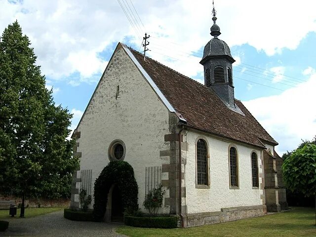 Протестантская церковь 16 век фото Protestantische Kirche (Dierbach) - Wikipedia