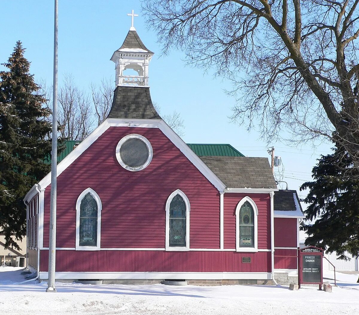 Протестантская церковь фото St. Peter's Episcopal Church (Neligh, Nebraska) - Wikipedia