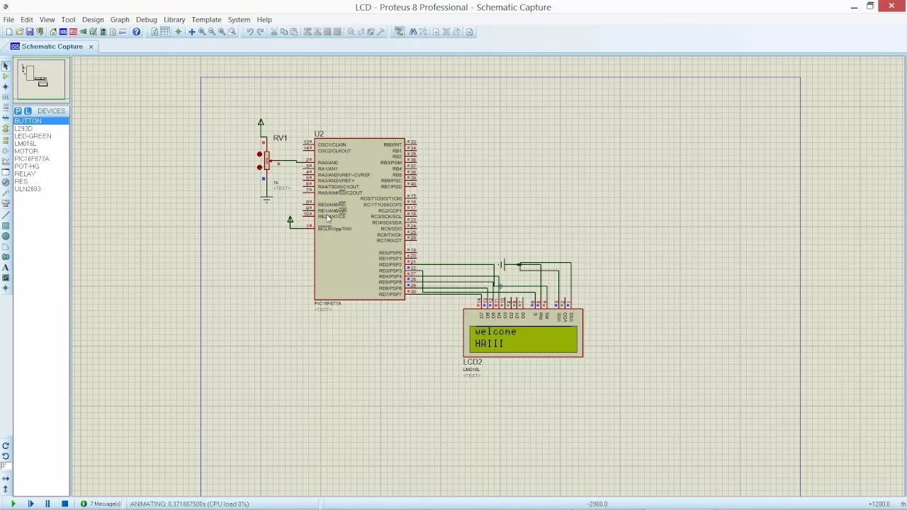 Протеус программа для электрических схем ADC WITH LCD INTERFACING WITH PIC16F877A SIMULATION IN PROTEUS - YouTube