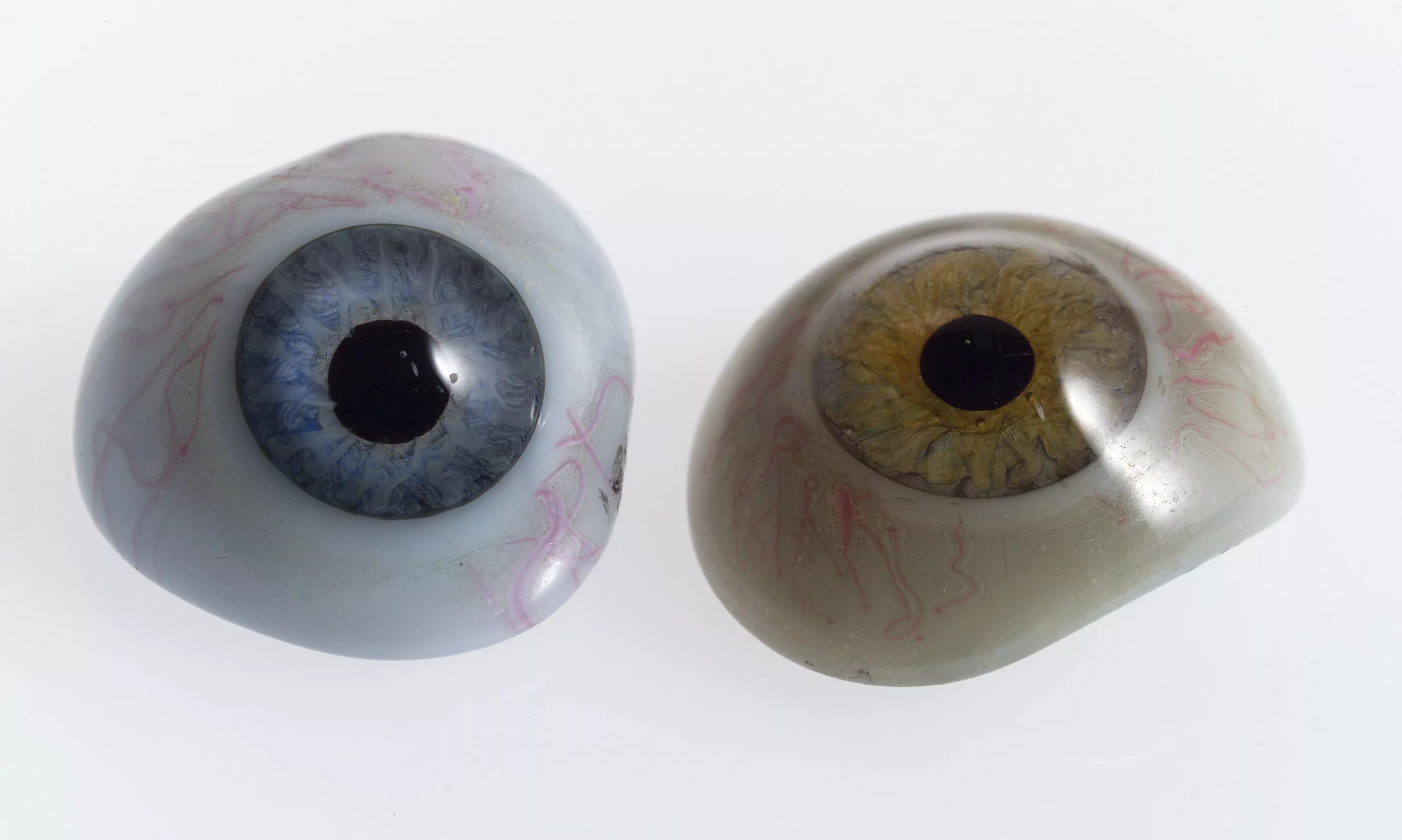 Протез глаза фото File:A selection of glass eyes from an opticians glas eye case. Wellcome L003658