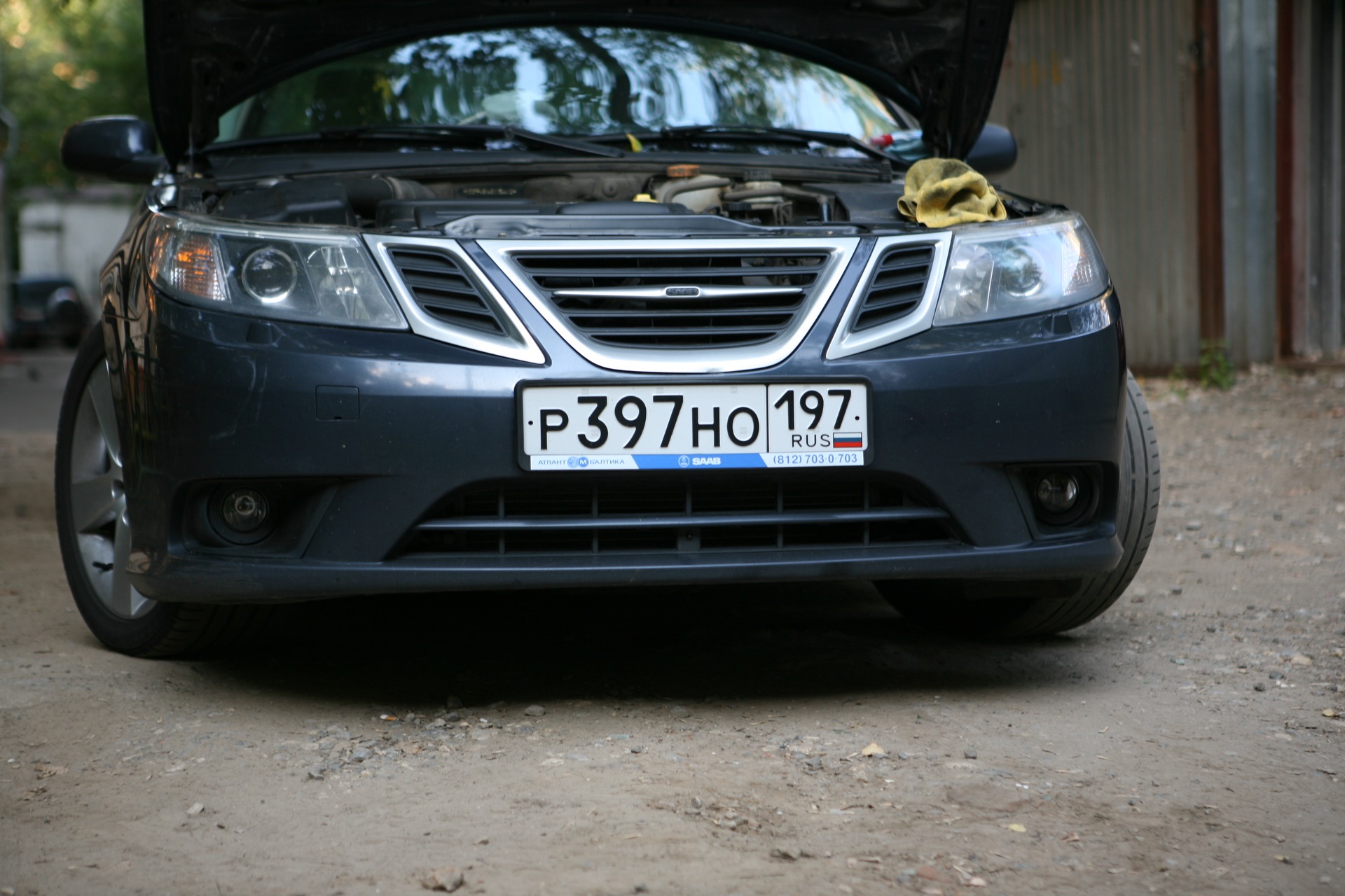 Противотуманки saab 9 3 подключение Полировка ПТФ - Saab 9-3 (2G), 2008 года другое DRIVE2