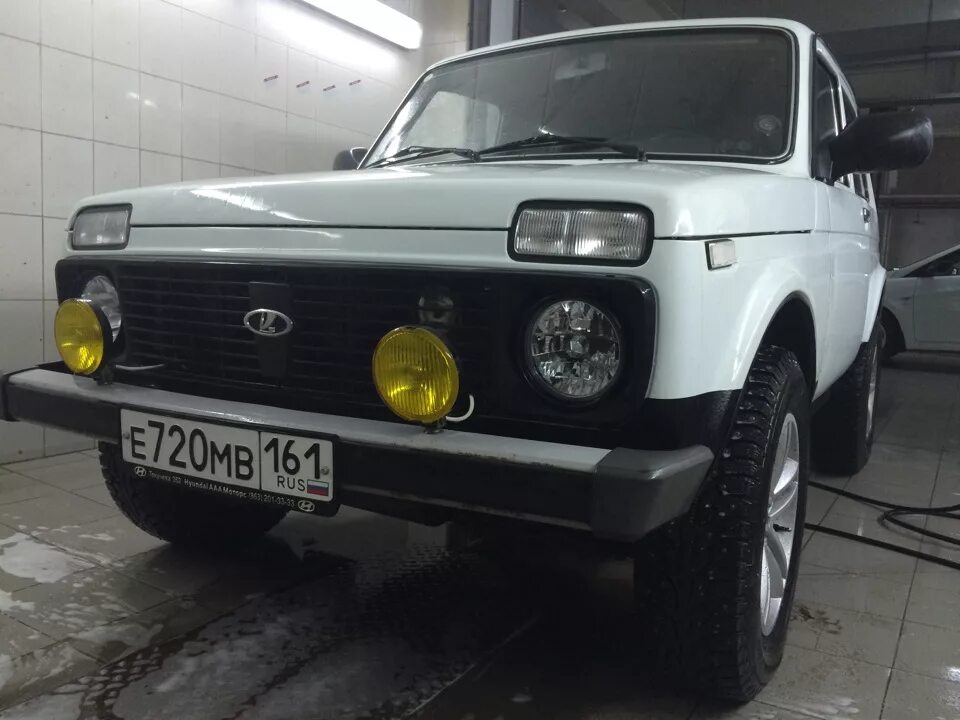 Противотуманные фары нива фото Хрустальные фары на Ниву - Lada 4x4 3D, 1,8 л, 2010 года стайлинг DRIVE2