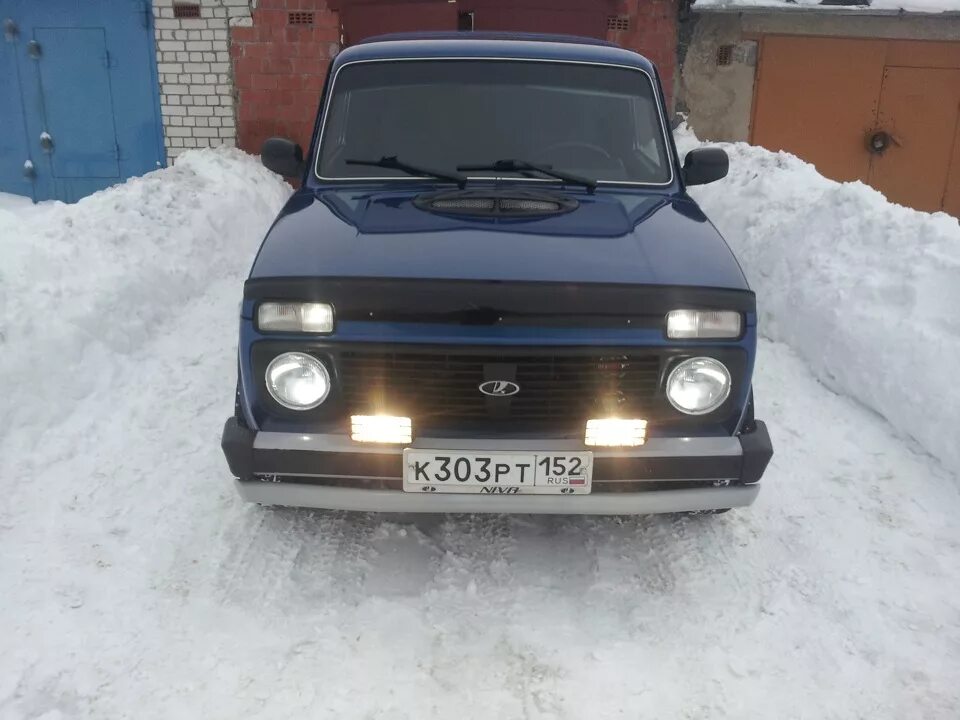 Противотуманные фары нива фото Передняя оптика, ПТФ, габариты, повторители. - Lada 4x4 5D, 1,7 л, 2007 года тюн