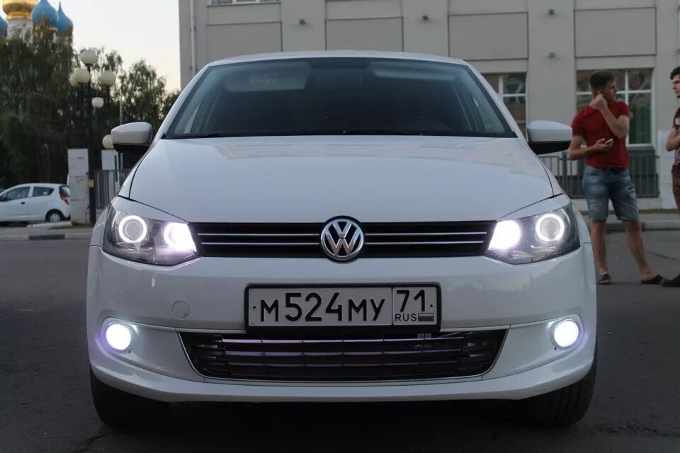 Противотуманные фары поло тюнинг Переделка фар - Volkswagen Polo Sedan, 1,6 л, 2012 года стайлинг DRIVE2