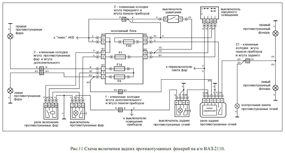 Противотуманные фары ваз 2112 схема Подключение люстры на ваз 4х4(продолжение темы хорошая машина-новая машина) - DR