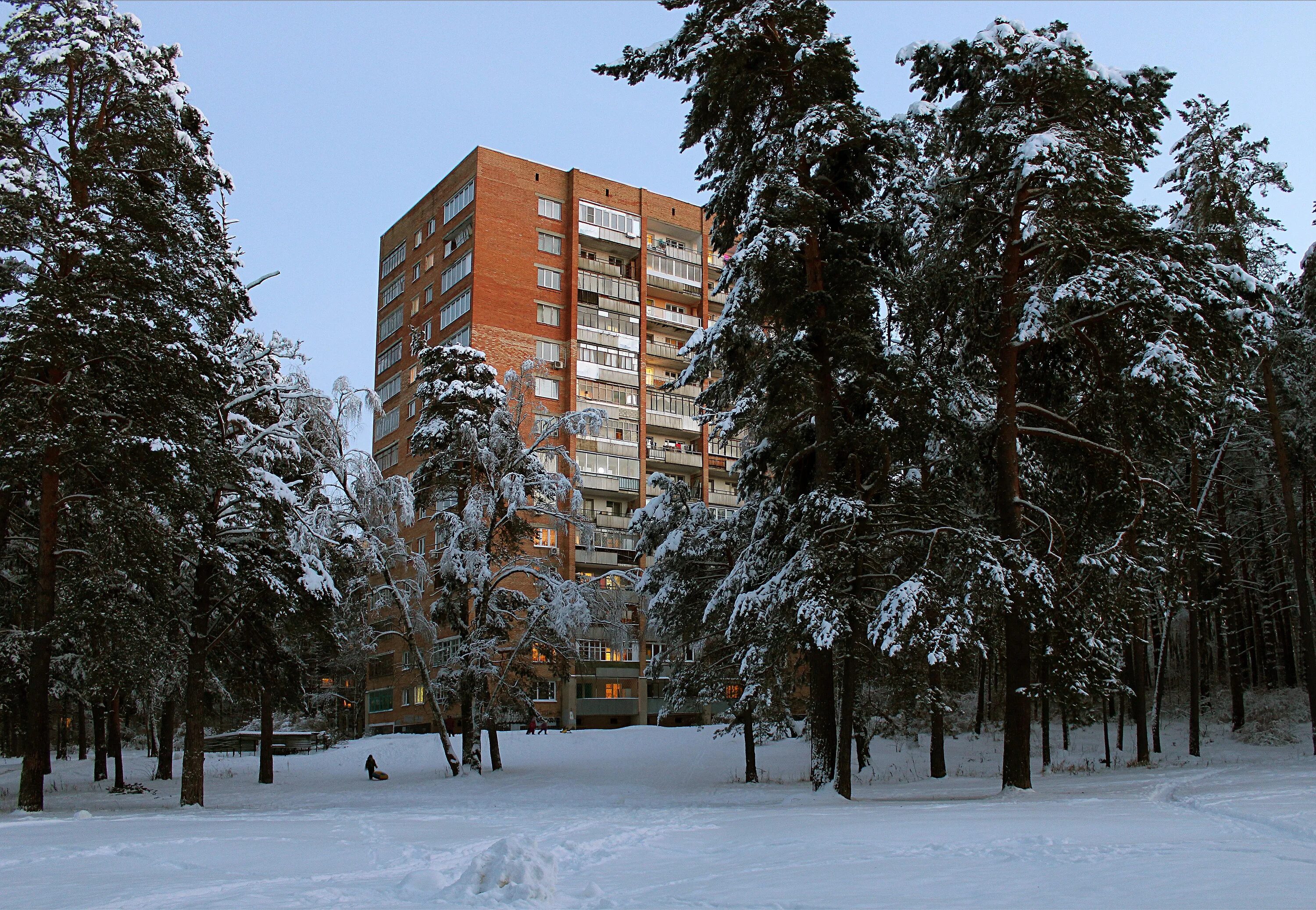 Протвино фото города Фото зимний вечер в нашем городе на фотохостинге Fotoload