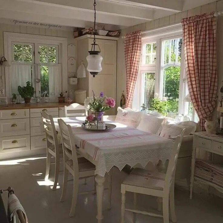 Прованс в частном доме фото Pin by Ellen Bee on Home sweet home Country kitchen designs, Shabby chic kitchen