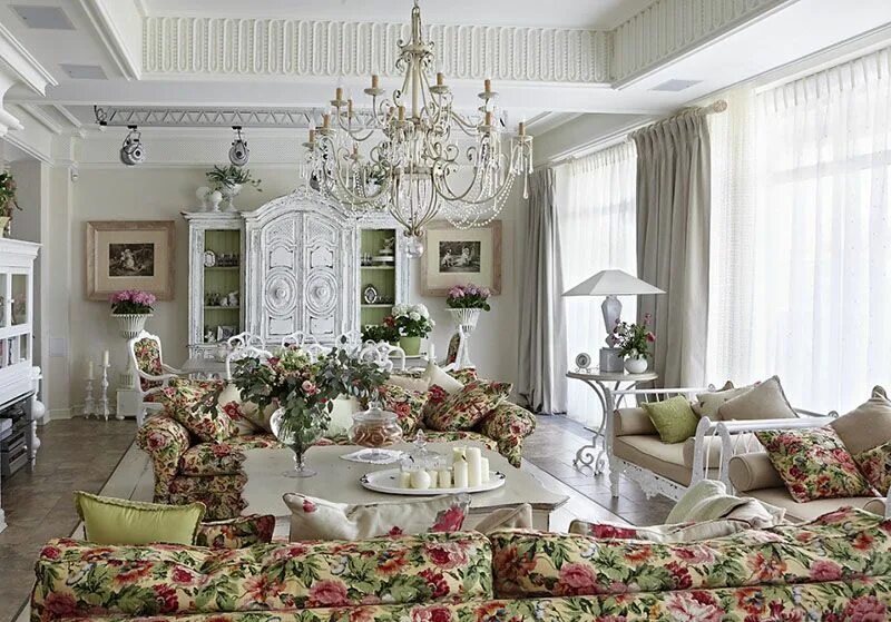 Прованский стиль в интерьере интерьер во французском стиле Provence style interior, Best living room design, 