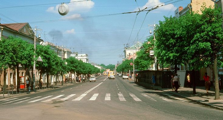 Провинция советская ул 80 фото Фотографии СССР 1985 года Street view, Street, Views