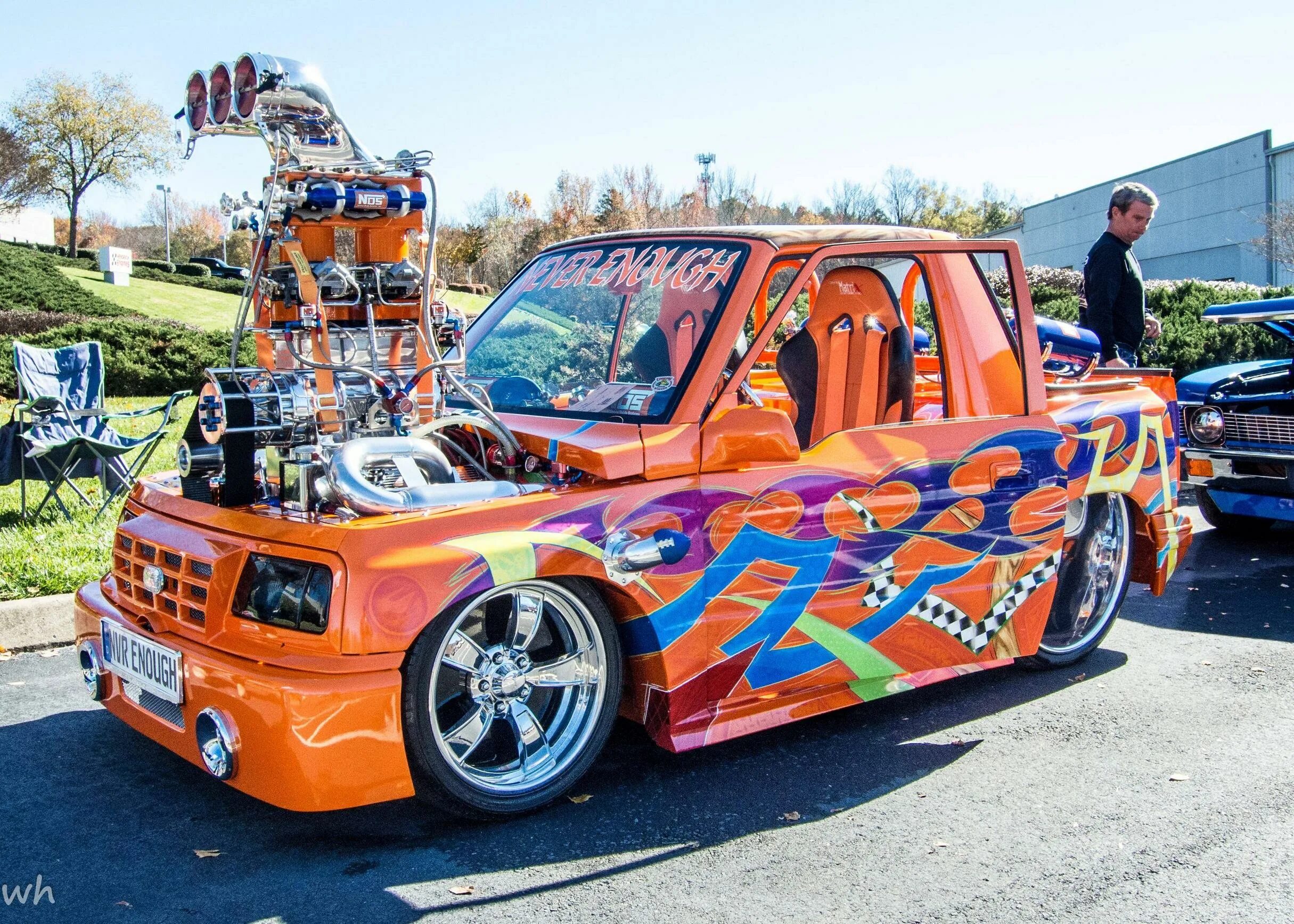 Провинция тюнинг авто Delton Hubbard's NEVER ENOUGH 1994 Geo Tracker TheaterFire