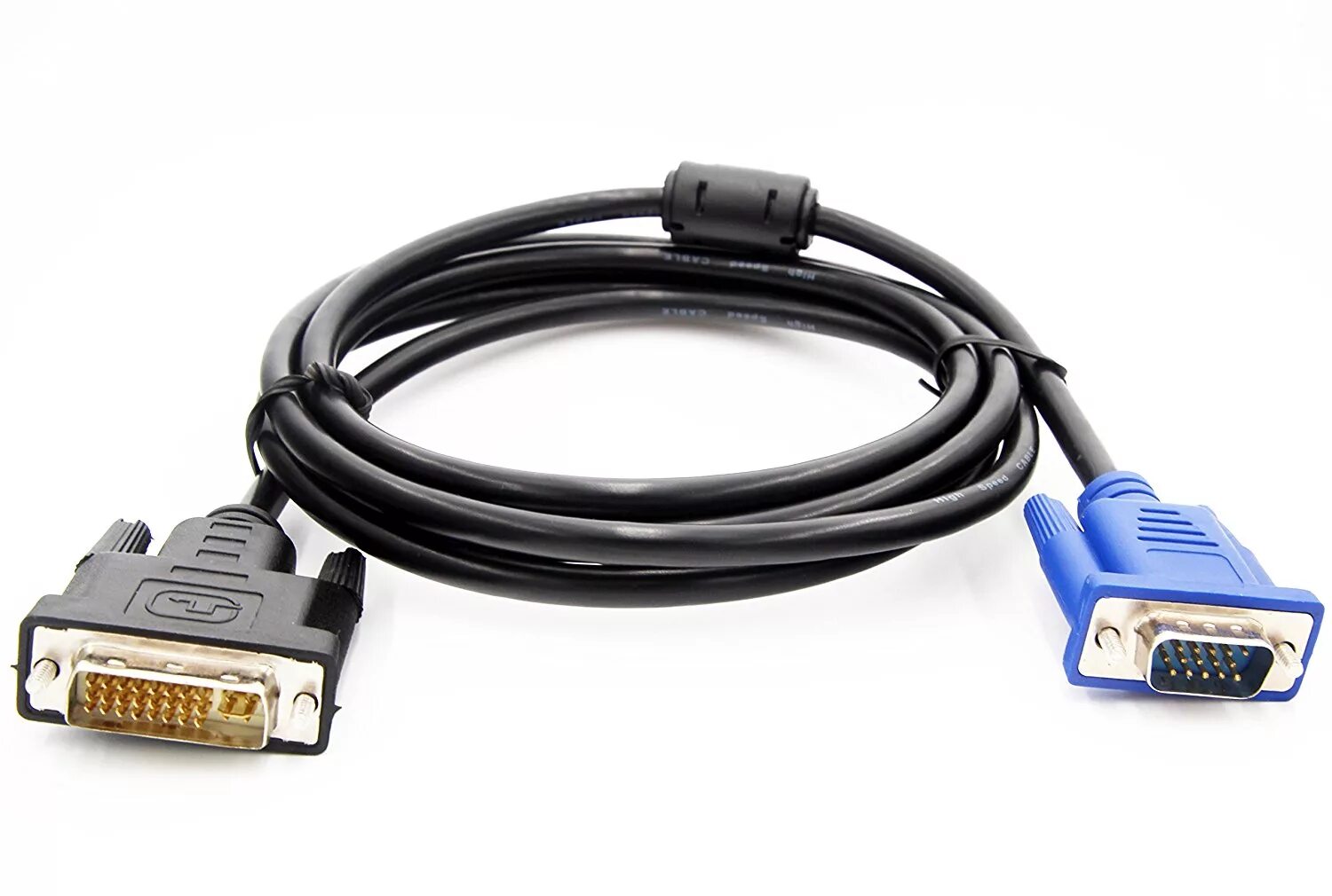 Провод для подключения 2 монитора DVI 24+5 to VGA High Resolution Male Monitor cable with RGB Coax - (DVI-A M to H