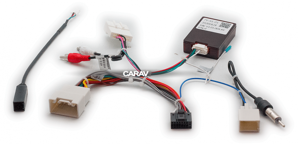 Провод для подключения андроид авто Комплект проводов для установки магнитолы в Toyota 2006-2013 (основной, антенна,