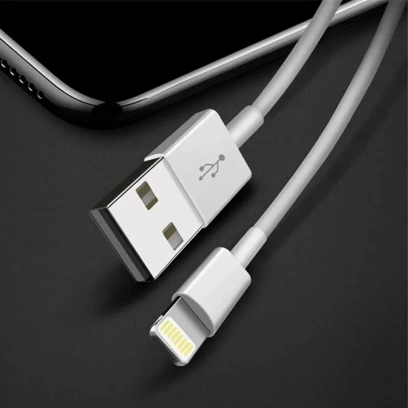 Провод для подключения айфона к компьютеру Кабель Apple Lightning, USB Type-C MaxShop Кабель для зарядки iPhone , iPad, iPo