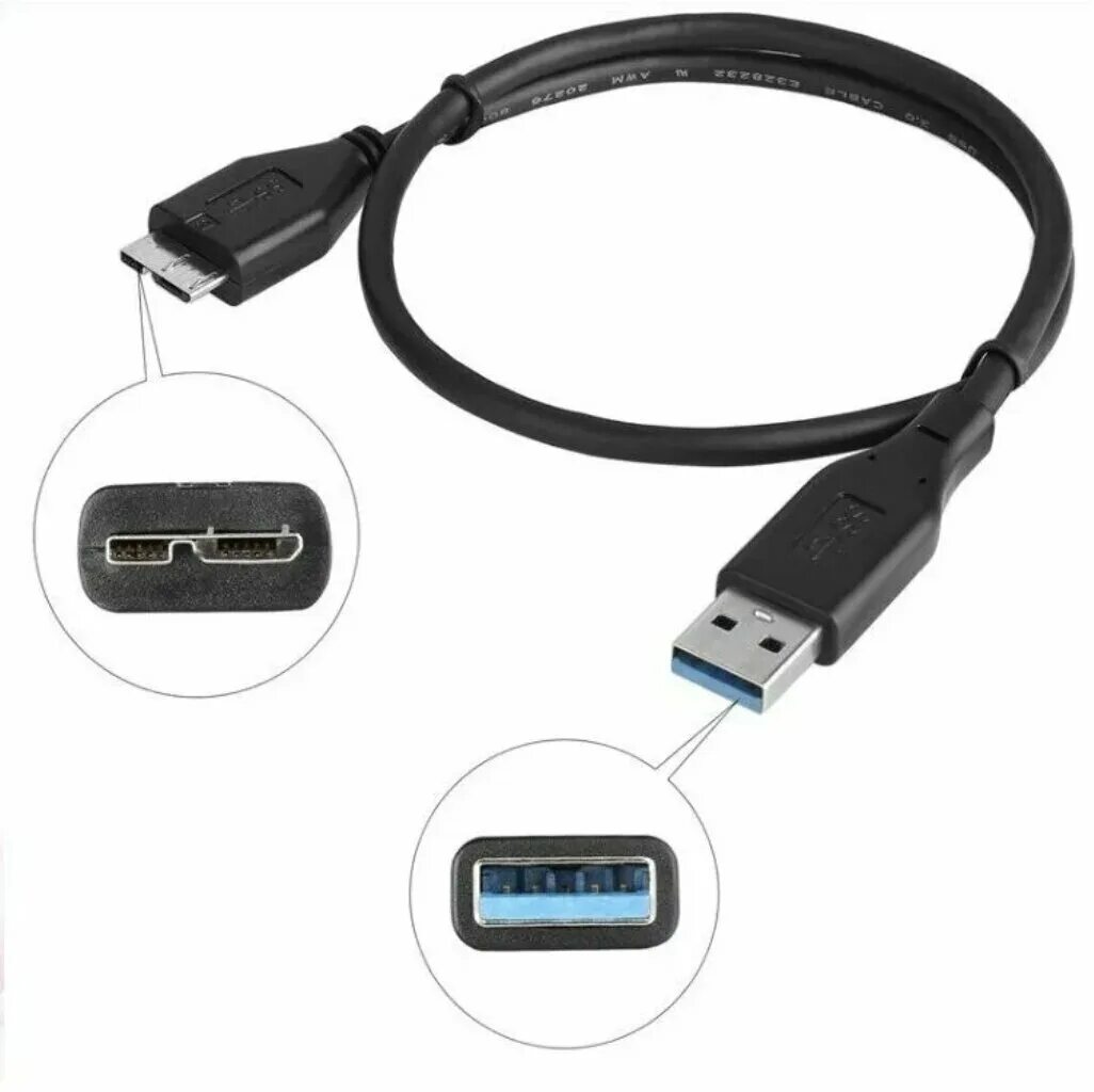 Провод для подключения диска через usb Кабель для жесткого диска HDD USB 3.0 Для подключения жестких дисков /50см /Диск