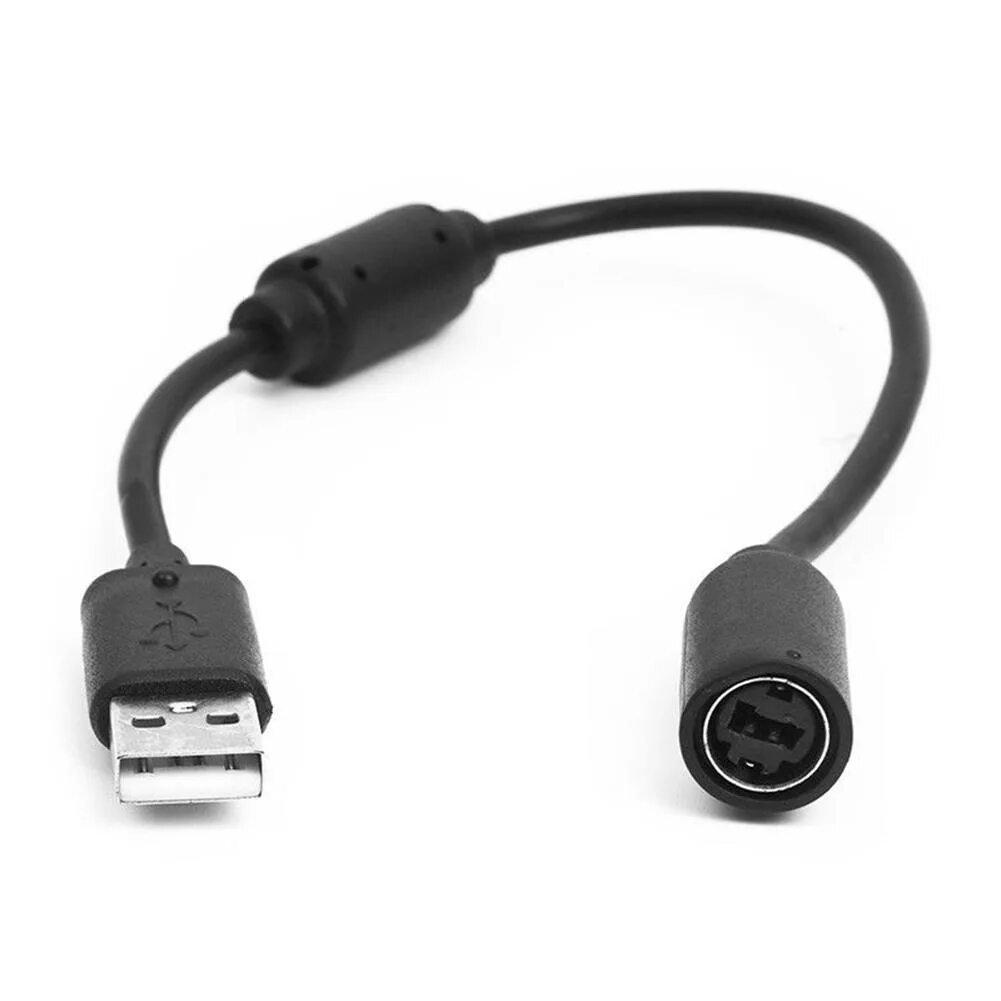 Провод для подключения джойстика к пк New Premium Xbox 360 USB Breakaway Cable - Black C2H2 купить недорого - выгодные