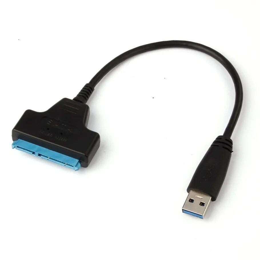 Провод для подключения флешки Кабель-адаптер с SATA на USB (поддержка USB 3.0) - Запчасти для ноутбуков