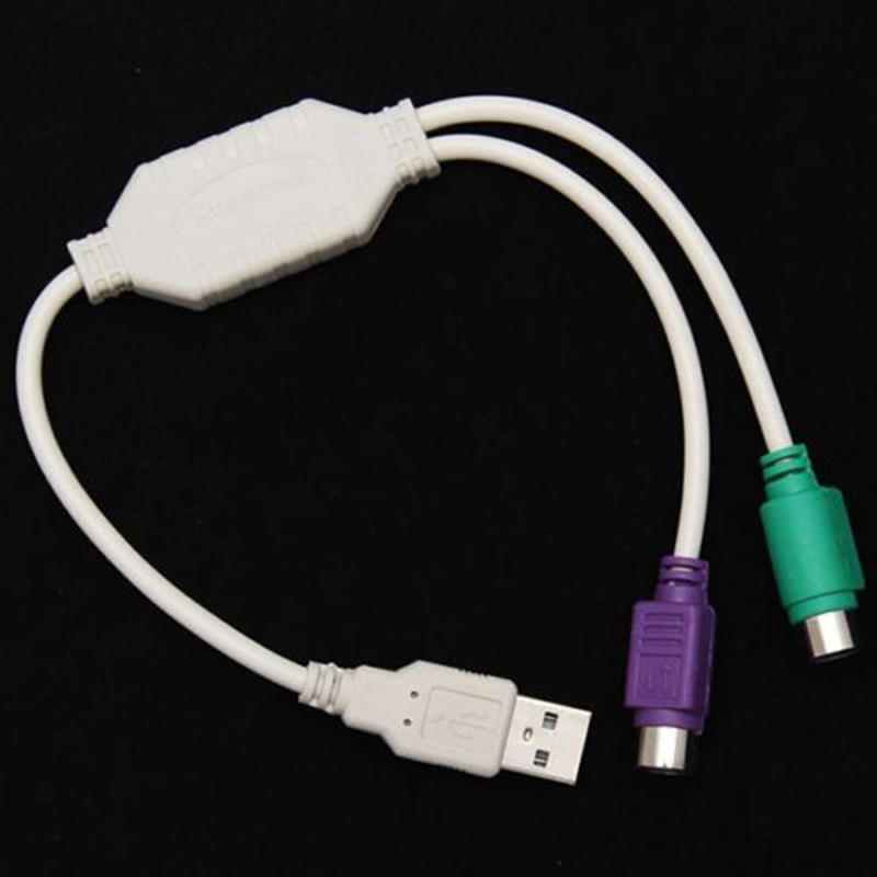 Провод для подключения клавиатуры Usb Plug Of Keyboard And Mouse To Ps2 Jack Cable Adapter Converter купить недоро