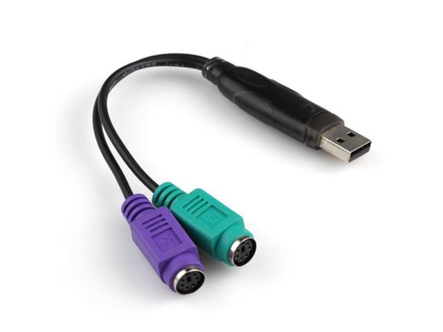 Провод для подключения клавиатуры USB Male to 6Pin PS2 for PS/2 Female Extension Cable Y Splitter Adapter Connecto