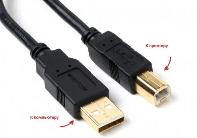 Провод для подключения принтера Кабель для принтера usb, доставка