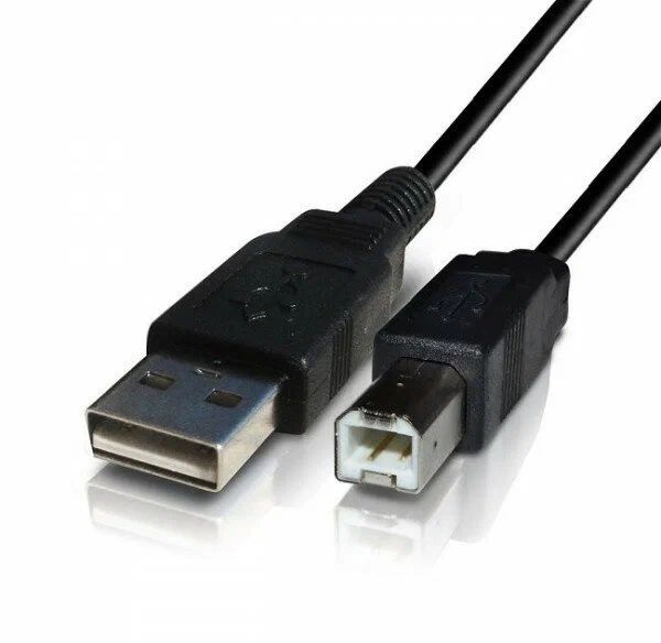 Провод для подключения принтера Кабель для принтера 2.0 USB (m) штекер на штекер USB type B (m) 30sm - купить с 