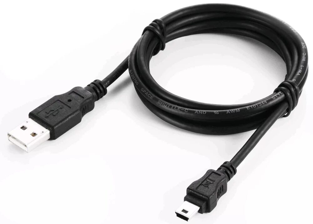 Провод для подключения телефона к компьютеру Кабель USB to Mini USB - 1.0м