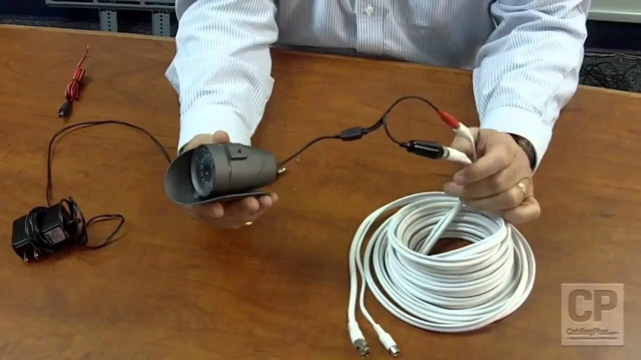 Провод для подключения видеокамеры уличной Introduction Video to Premade CCTV cables for security camera installations - Yo