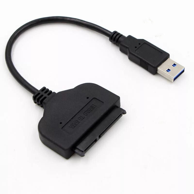 Провод для подключения жесткого диска к ноутбуку SATA USB3.0 кабель-переходник, конвертер 22pin для 2,5-дюймового HDD SSD жестког