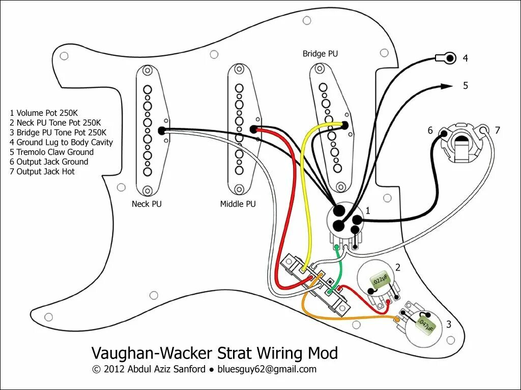 Провод для распайки гитары Guitar Wiring Diagrams 3 Pickups Fender American Standard And Fender stratocaste