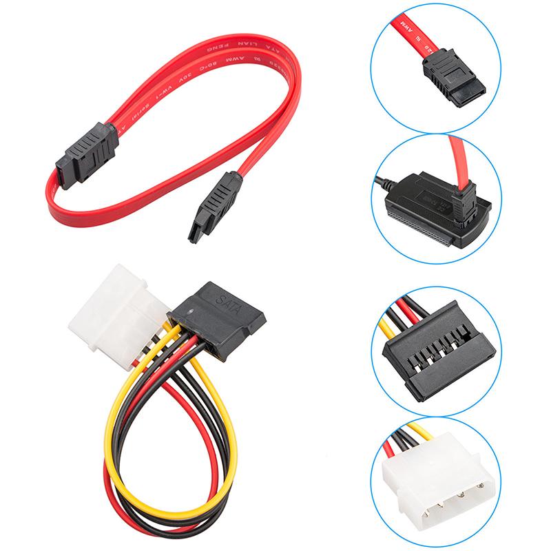 Провод подключения диска Sata/Pata/Ide To Usb 2.0 Адаптер-кабель для жесткого диска 2,5 дюйма 3,5 - купит