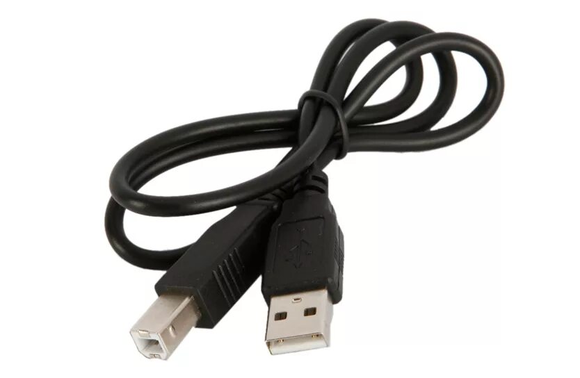 Провод подключения к принтеру телефон Кабель USB - USB-B, для принтеров, сканеров, модемов и др, 0.2m-0.4m (укороченны