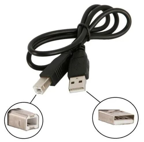 Провод подключения принтера к компьютеру hp USB Printer Cable Lead For EPSON XP-355 XP-455 Expression Home XP-225 XP-425 505