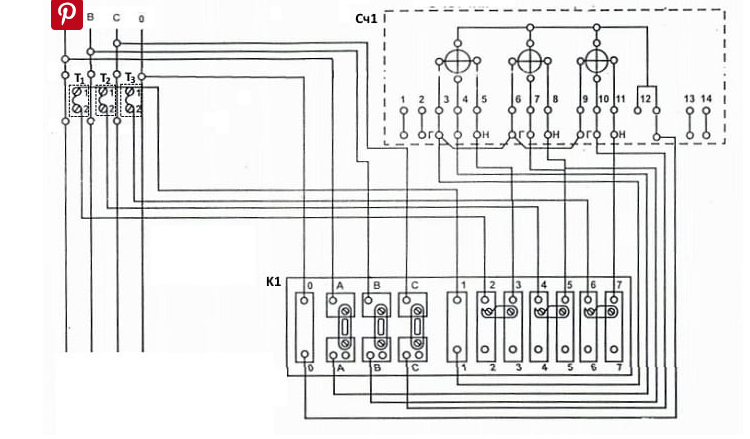 Провода подключения счетчика Ответы Mail.ru: Замена трехфазного счётчика с трансформатора тока