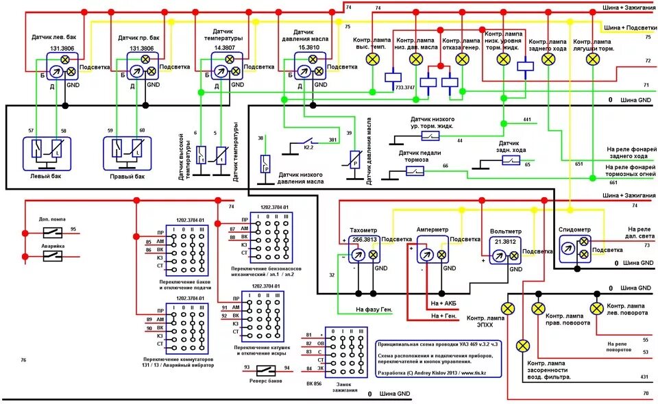 Проводка хантер схема Уаз схема электропроводки: Схема электропроводки УАЗ-469 (Патриот), замена прово