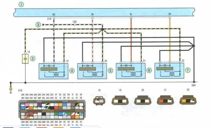 Проводка мазда 6 gg схема Диагностика катушек зажигания на автомобиле мазда 6 1 генерации рестайлинг с дви