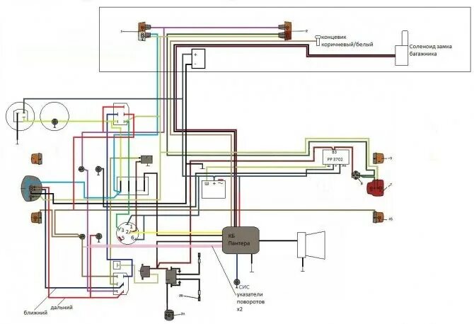 Проводка мотоцикла урал 12 вольт схема подключения Как Сделать Проводку на Мотоцикл Урал 12 Вольт * Электрическая схема